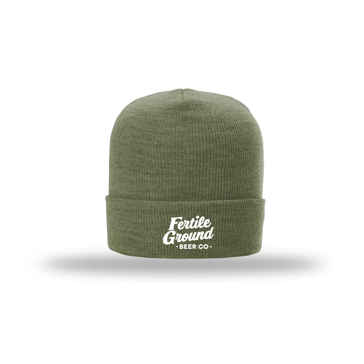 Fertile Ground | Embroidered Heathered Beanie With Cuff