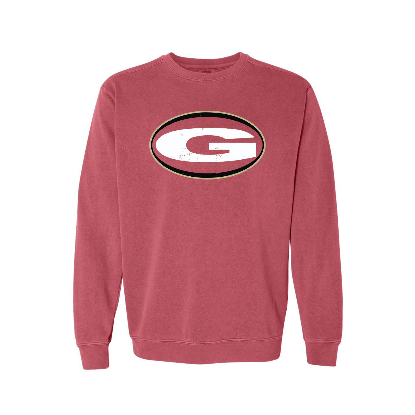 GHS | G Garment-Dyed Crewneck Sweatshirt in Crimson