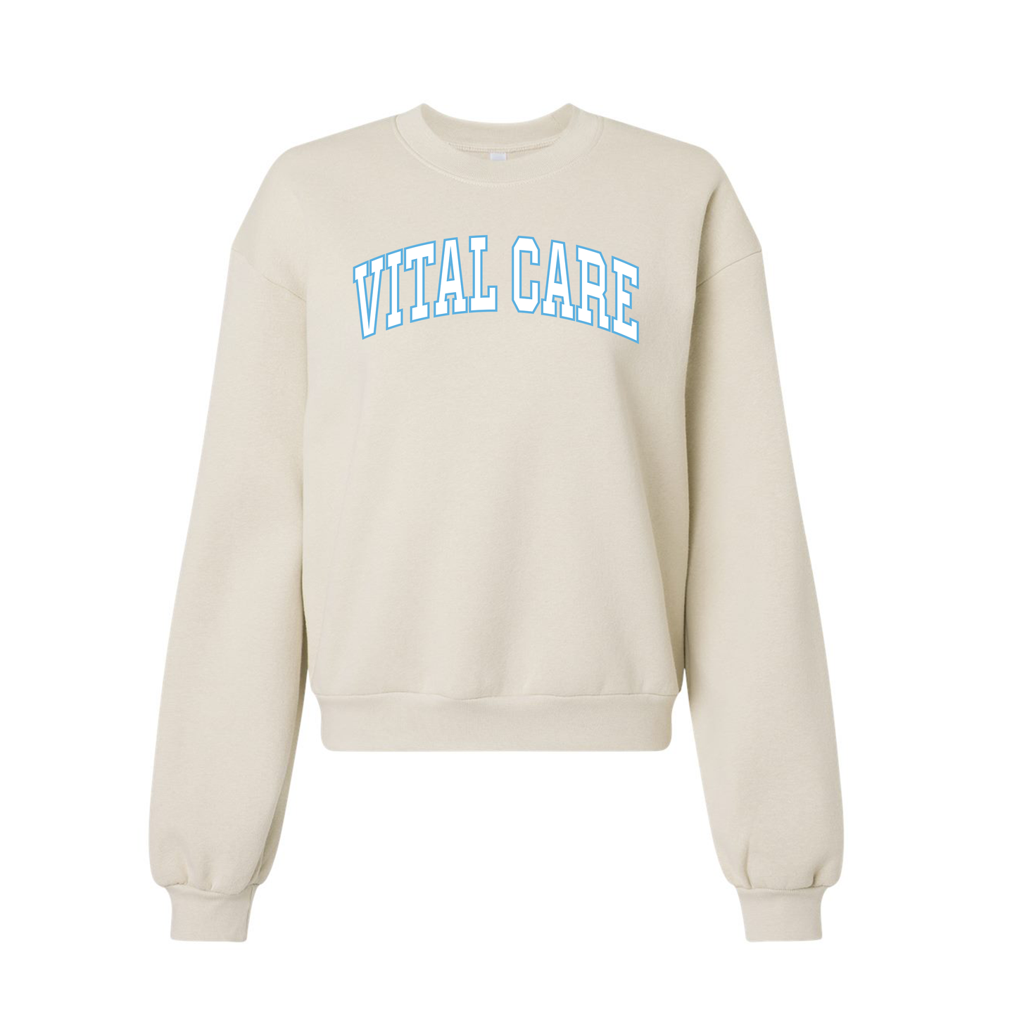 VC01 - Vital Care College Block - Women's Fleece Crewneck Sweatshirt