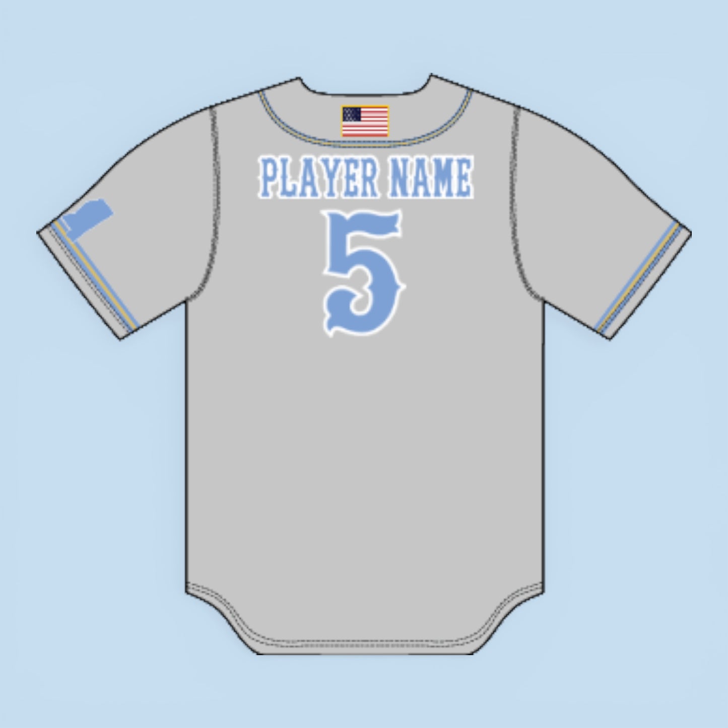 MS Bruins | Bruins Grey Full Button Jersey