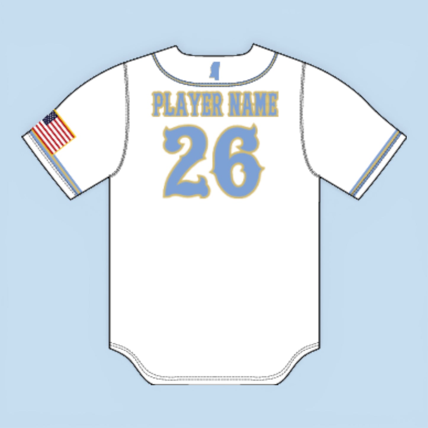 MS Bruins | Bruins White Full Button Jersey