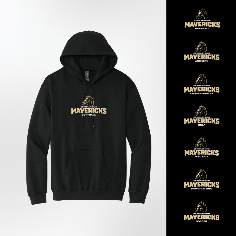 GHS | Mavericks Sport Specific Hooded Sweatshirt in Black