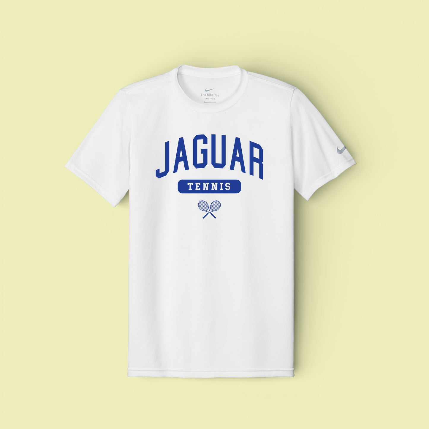 Jaguar Tennis | Jaguar Tennis Arch Nike Tee in White