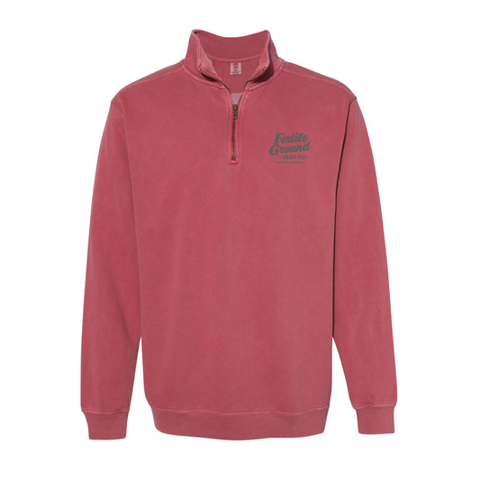 Fertile Ground | FG Script Quarter Zip Sweatshirt