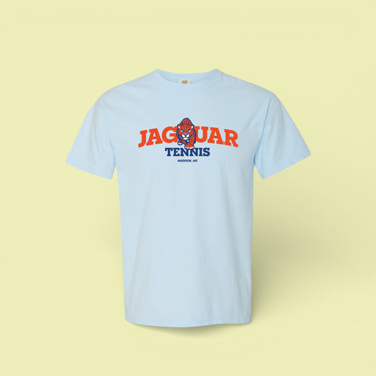 Jaguar Tennis | Jag Arch Comfort Colors Chambray T-Shirt