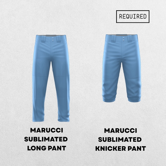 Brick City Blaze | Marucci Blue Sublimated Pant