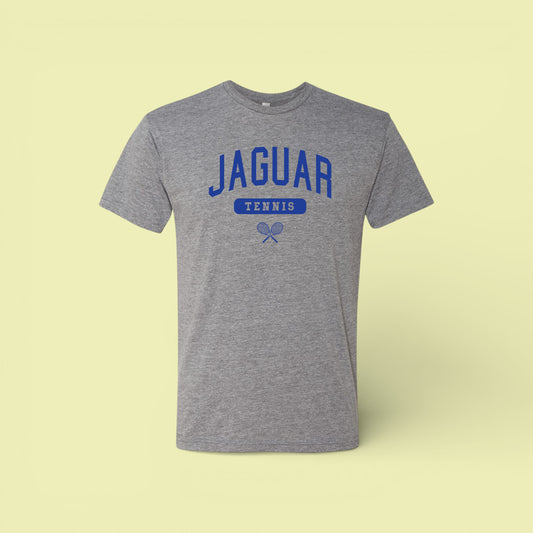 Jaguar Tennis | Jaguar Tennis Triblend Tee in Premium Gray