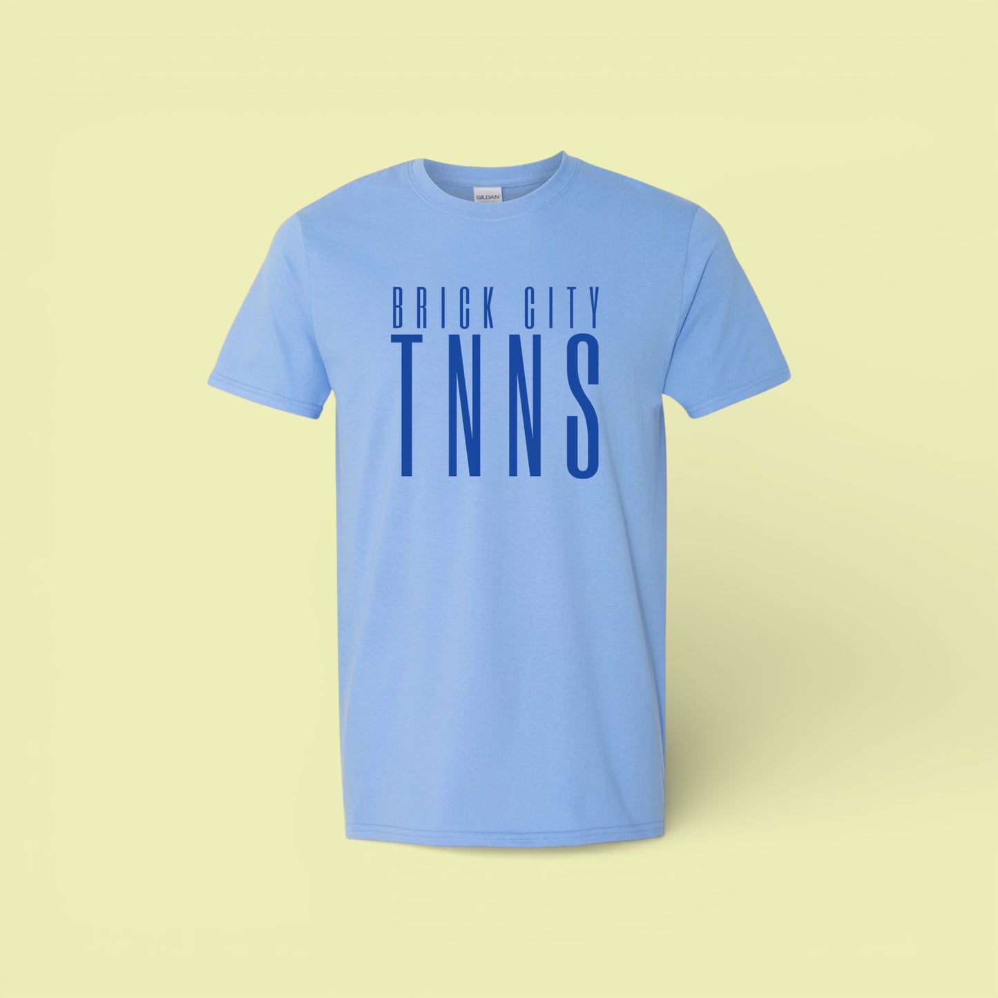 Jaguar Tennis | Brick City TNNS Tee in Carolina Blue
