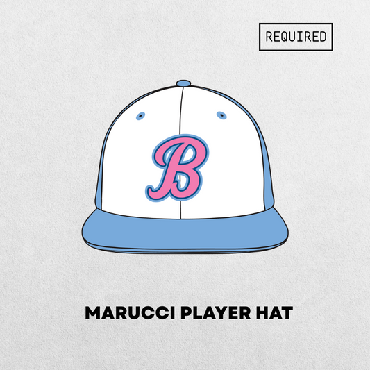 Brick City Blaze | Marucci Player White Panel and Blue