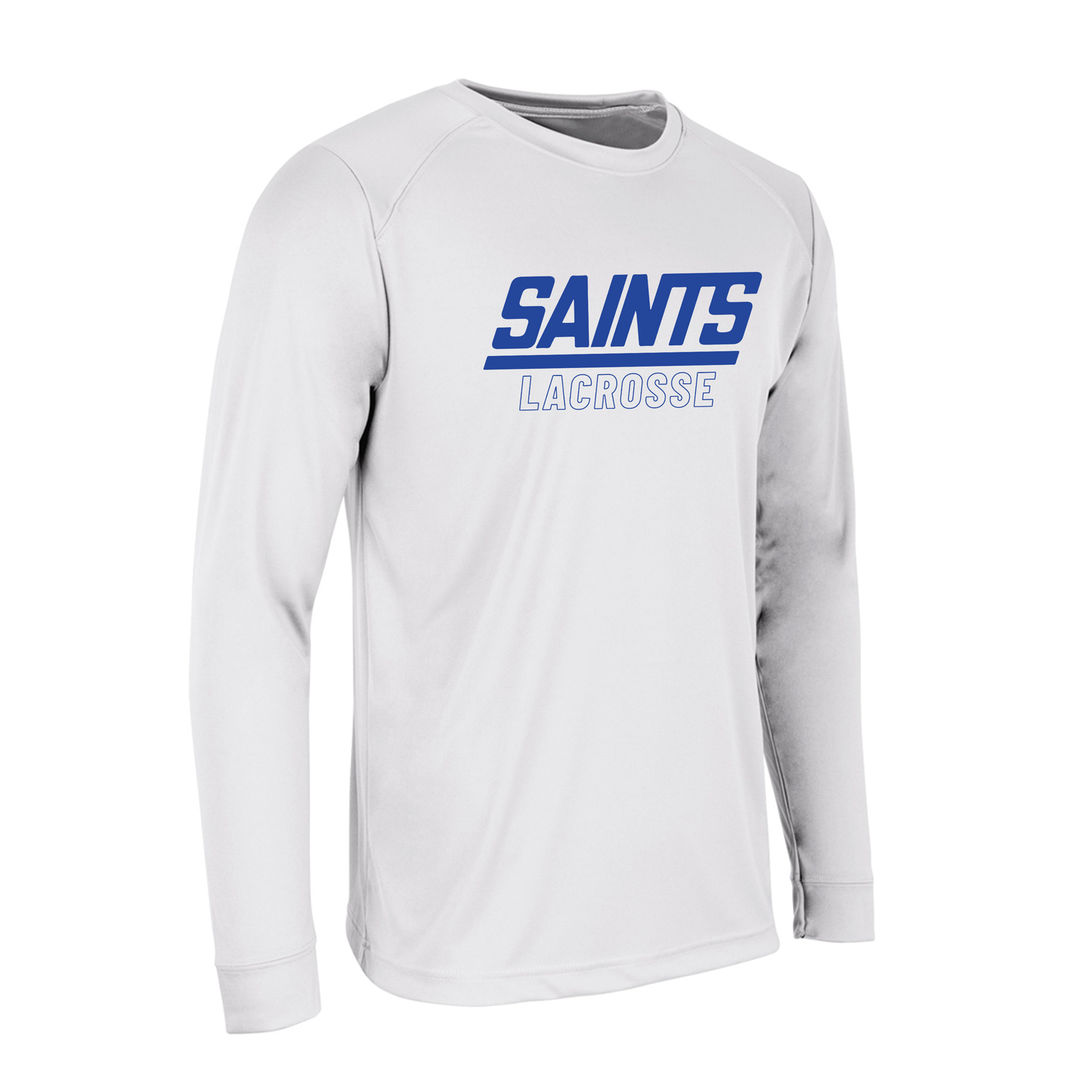 Saints Lacrosse | Performance Long Sleeve in White