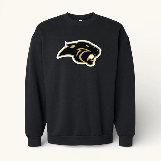 Canton Academy | Black Panther Head Crewneck Sweatshirt