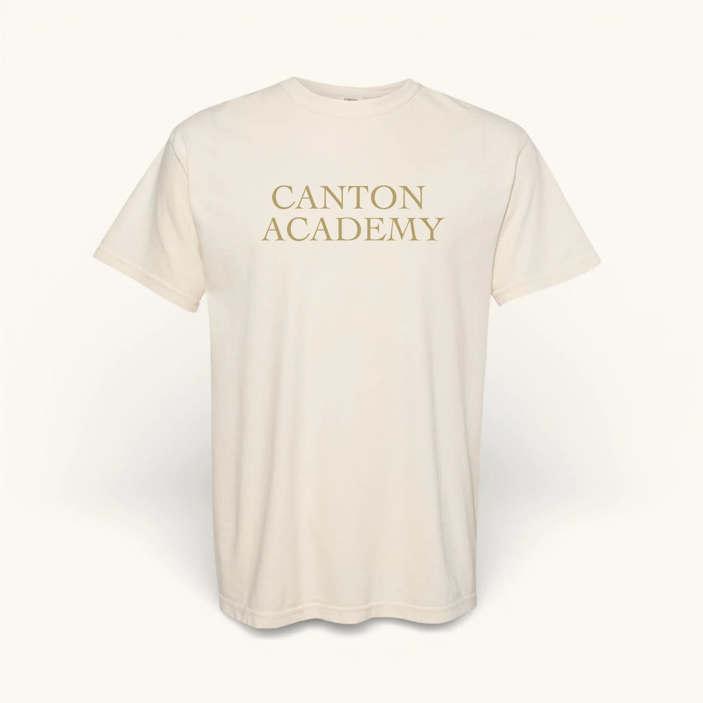 Canton Academy | CA Serif Logo Comfort Colors Crewneck T-Shirt