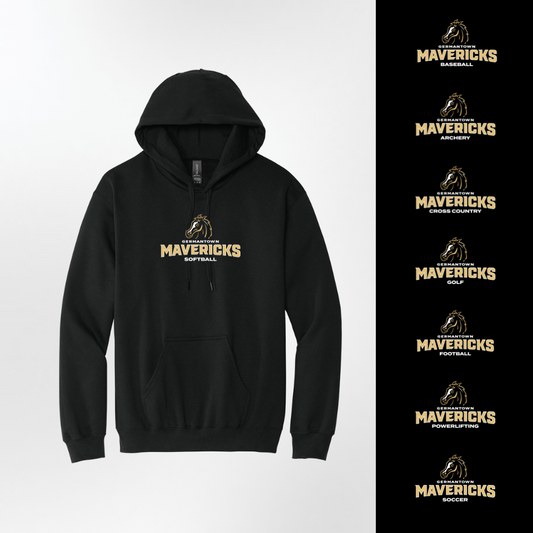GHS | Mavericks Sport Specific Hooded Sweatshirt in Black