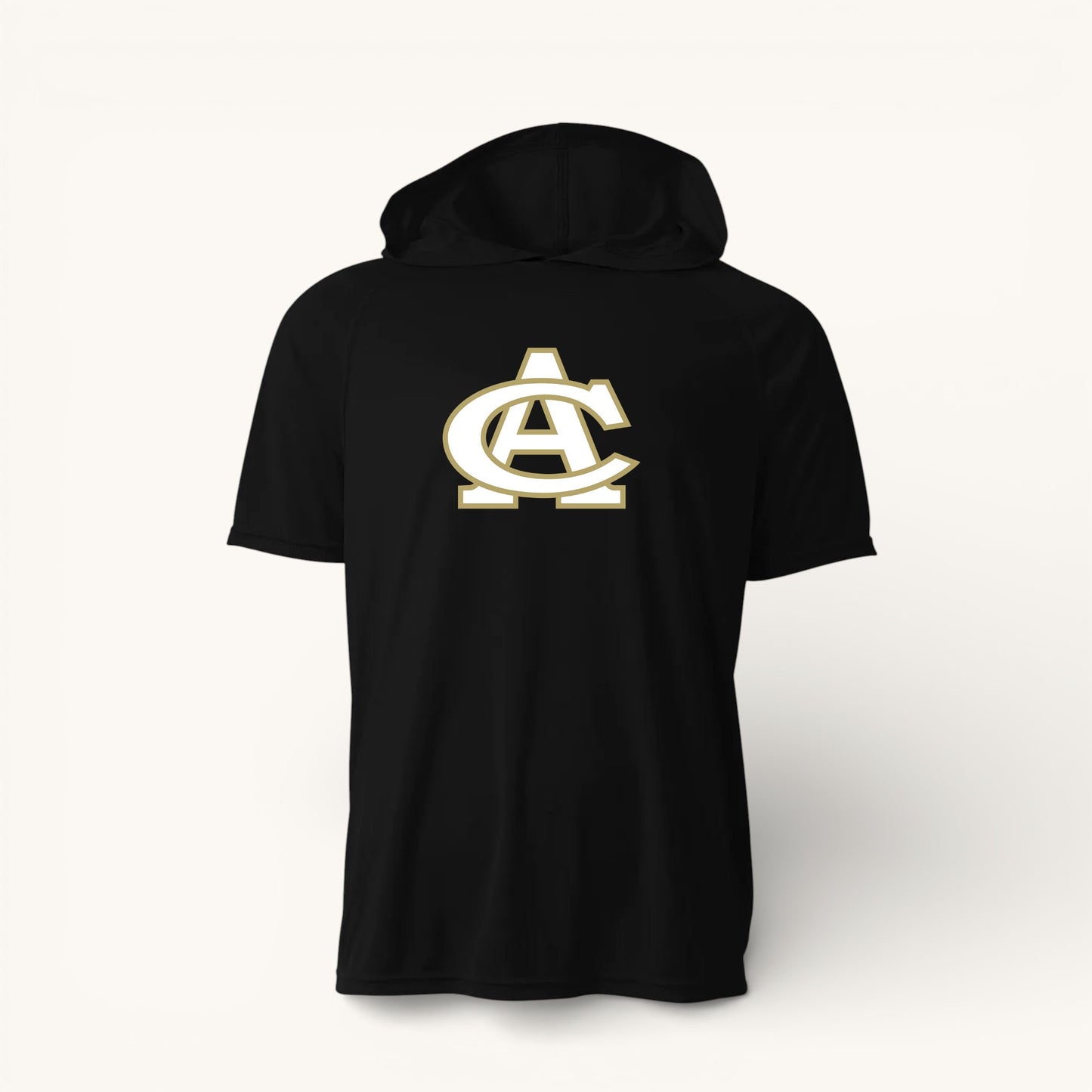 Canton Academy | Performance CA Black Short Sleeve Hoodie