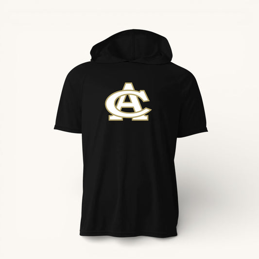 Canton Academy | Performance CA Black Short Sleeve Hoodie