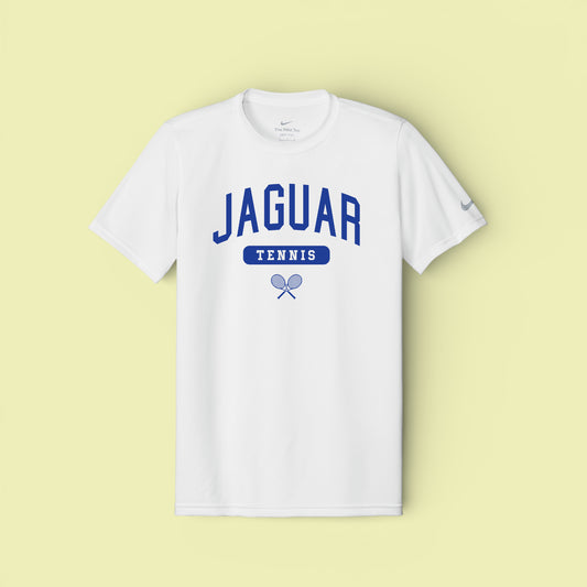 Jaguar Tennis | Jaguar Tennis Arch Nike Tee in White