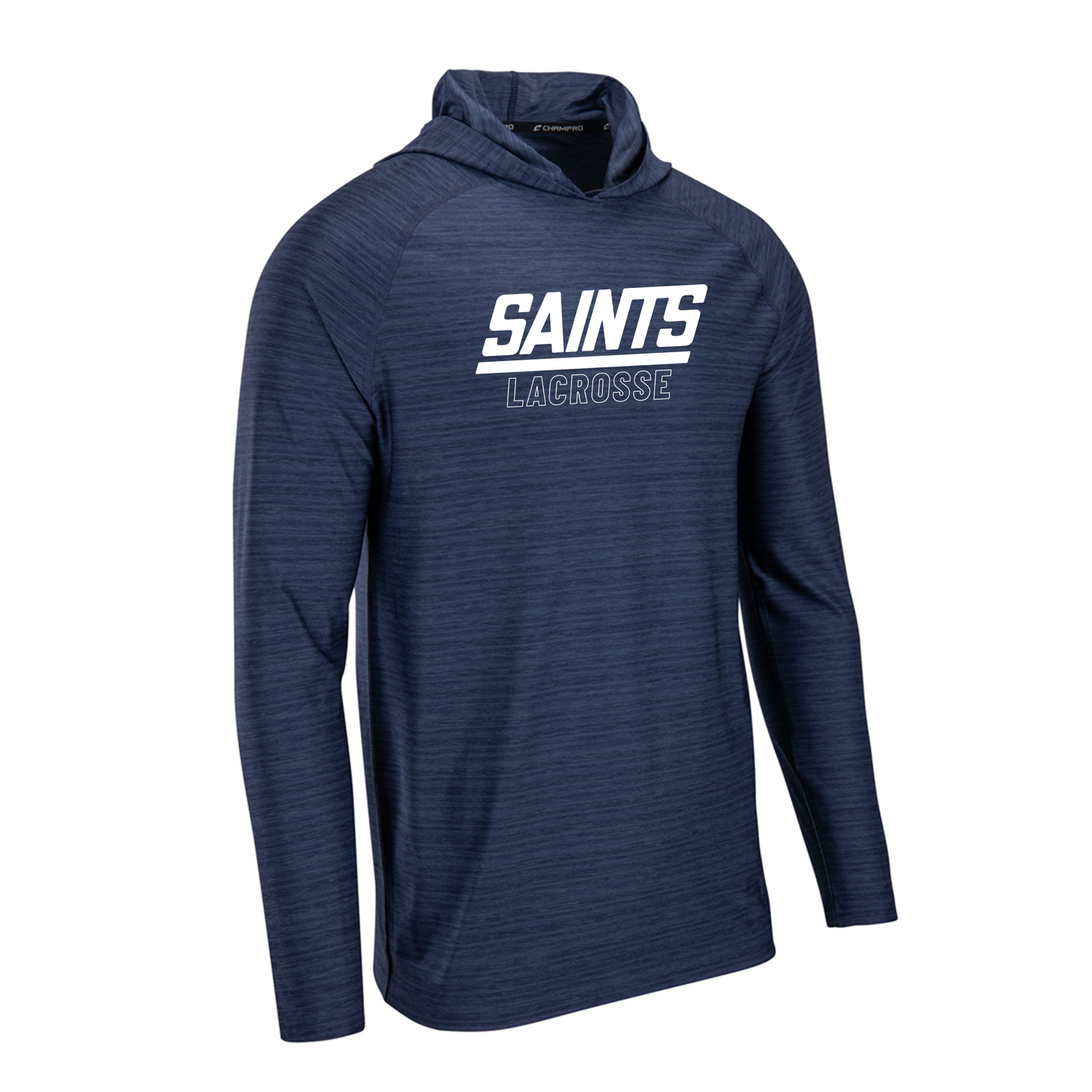 Saints Lacrosse | UV Lightweight Performance Hoodie in Navy