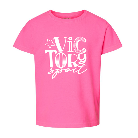 Victory Gymnastics Hot Pink T-shirt