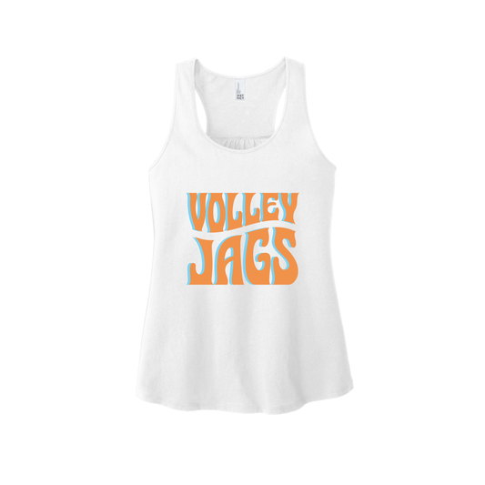 MC Volleyball -  2D Volley Jags White Jersey Tank
